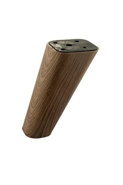 Lina Çap Mobilya Koltuk Ayağı 12 Cm Kahverengi (5 Adet)