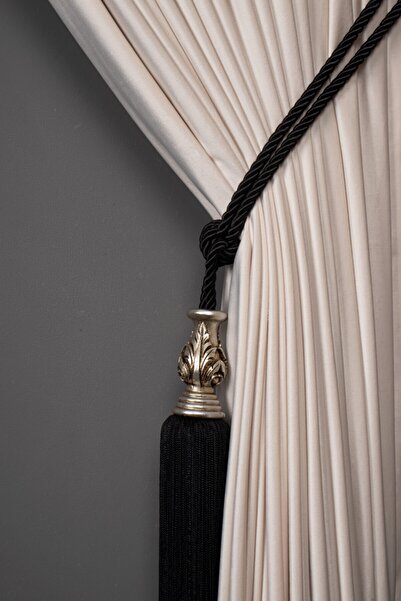 Saççax Exclusive Culoare neagră Argintiu Detaliu carot Fundal Cortina de fund...