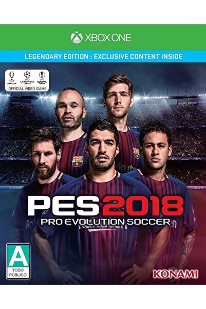 KONAMI Xboxone Pes 2018 Legendary Edıtıon Exclusıve Content Insıde - Orjinal ...