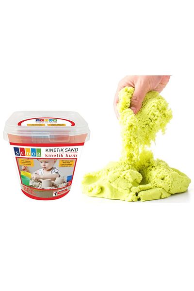 Südor Yellow with Kinetic Sand Bucket 500 G Mold Gift Ks02-2