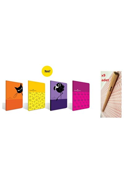 Faber Castell Pp Обкладинка Look Зшитий зошит 60 Yp Лінійка A5 & Natural Ösym...