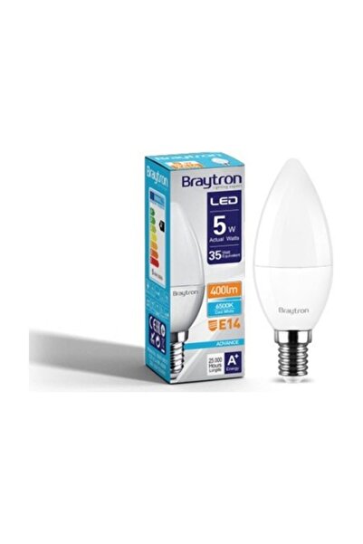 Led Ampül E14 5w 6500k Candle Advance TEKLİ