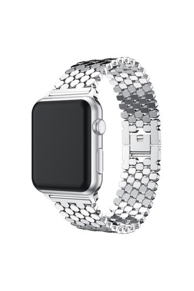 UMD Apple Watch 1 2 3 4 5 6 Ve Se Serisi 38-40 Mm Metal Luna Kordon