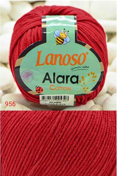 Lanoso ألارا خيط أميجورومي قطن 50 جرام 956