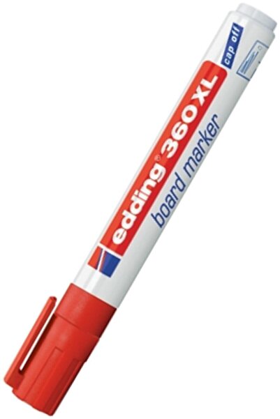 Edding Xl 360 Kırmızı Beyaz Tahta Kalemi