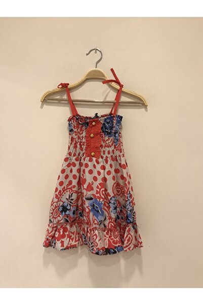 Pitti Kız Çocuk Çiçekli Elbise 9239