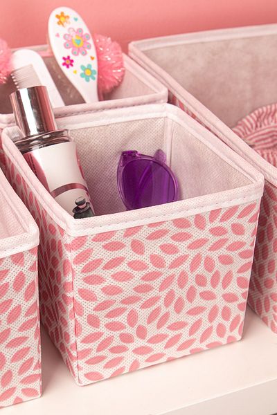 REKHOME Powder Leaf Drawer Organizer Set of 3