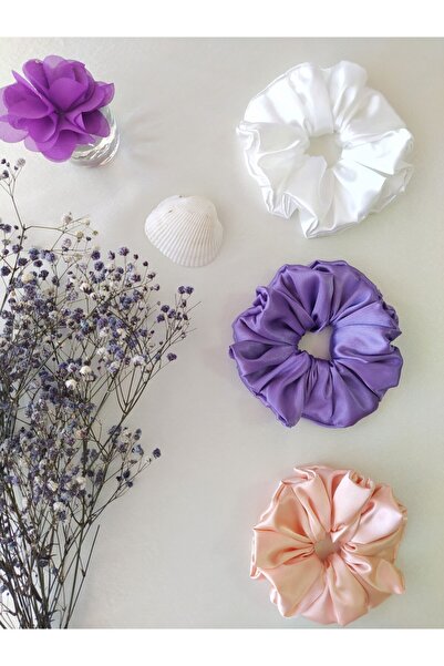 Felisya Aksesuar طقم إبزيم ساتان نسائي مكون من 3 قطع