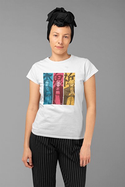 ErTaPassage Manga albă cu imprimeu Femei tricou - T5805289