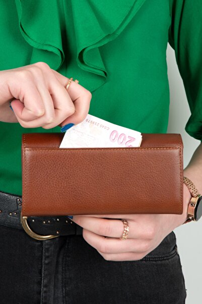 Grande Γυναικείο πορτοφόλι 2615 Model 100% γνήσιο δέρμα μαύρισμα