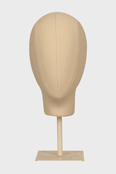 Manken İstanbul Kumaş Kaplı Standlı Kafa Mankeni