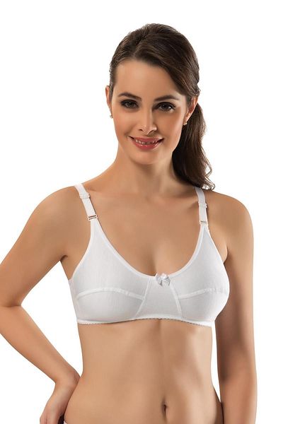 Erdem White Modal Women's Bra - Without Underwire
