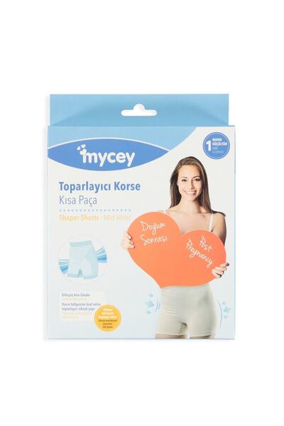 mycey Doğum Sonrası Toparlayıcı Korse - Kısa Paça