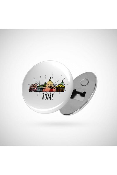 Fizello فتاحة هدايا السفر الإيطالية المضحكة ذات الرسوم المتحركة الملونة في روما