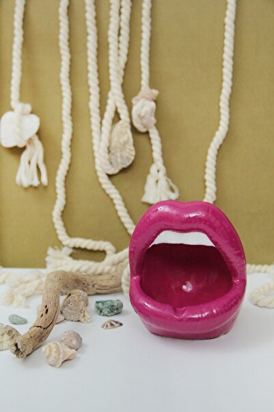 Esafe Home نموذج الشفاه منفضة سجائر وأصيص زهور