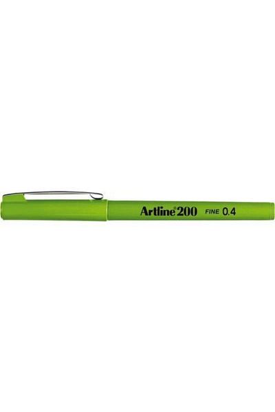 artline 200 Fineliner 0.4 Pen Yellowish Green