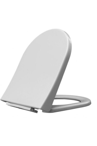 Visam Mimoza Yavaş Termoplast Klozet Kapağı Plastik Menteşeli Alttan Sıkmalı