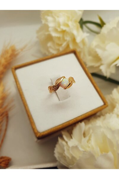 Soprano Silver Sarmaşık Yüzük Altın Kaplama 925 Ayar Gümüş