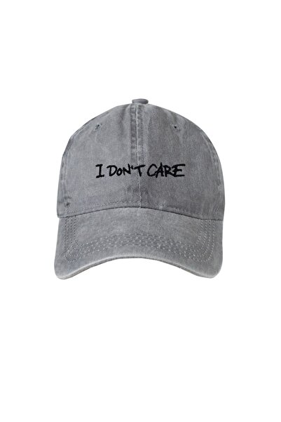 ŞapkaMania Șapcă de baseball lavabilă I Don't Care