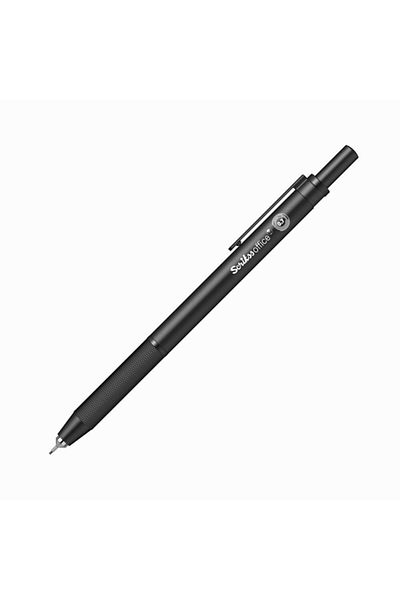 Scrikss Office Twist 0.7 mm Black Color Mechanical Nib Versatil Pen Clear Box