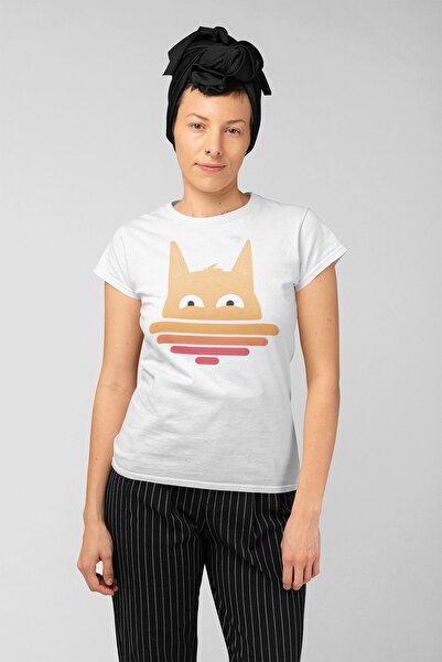 ErTaPassage Γυναικείο μπλουζάκι White Cute Day με τύπωμα - T6194295