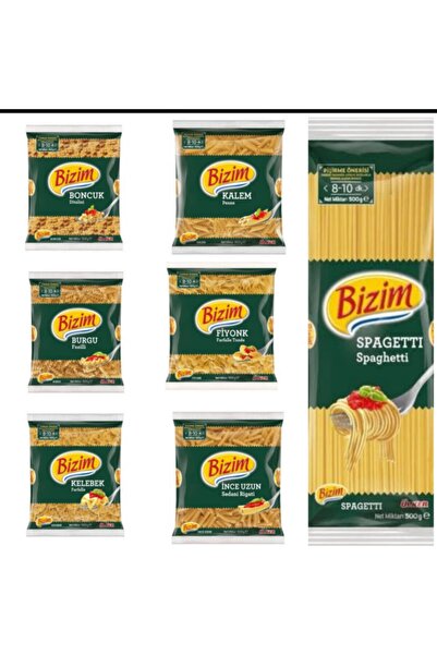 Bizim Mutfak Bizim 7 Çeşit Makarna (500gr)