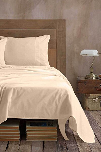 Elart Set cearșafuri Ranforce single, 100% bumbac (180x240 cm) Cappuccino