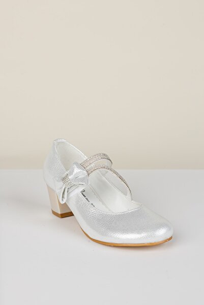 owwox club Owwox Kids - Момичешки обувки с висок ток 4 см и каишка