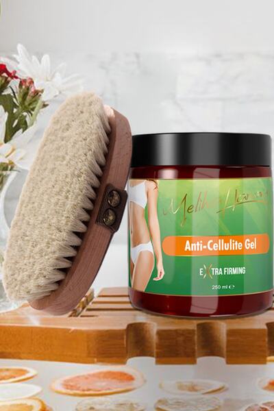 meliha hanım Selülit Karşıtı Jel + %100 Doğal At Kılı Fıçası