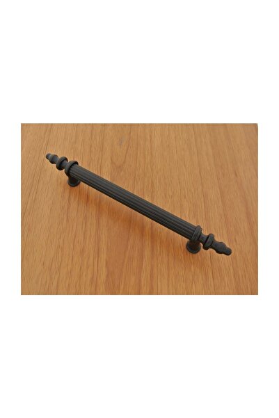 Azimkar Hırdavat Elmas Kulp Mat Siyah 128 Mm Dolap Vestiyer