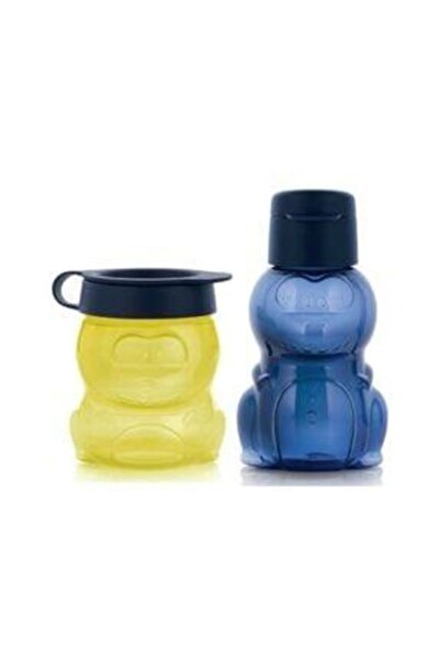 Tupperware طقم زجاجة ماء وحاوية تمرين سعة 350 مل