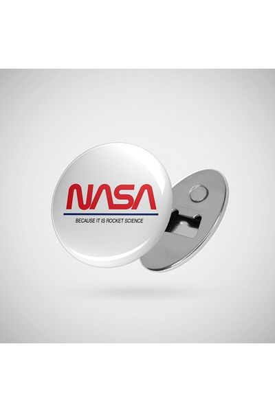Fizello Λογότυπο Nasa Worm- Επειδή είναι ανοιχτήρι Rocket Science