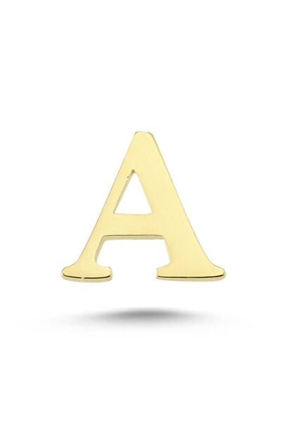 Koçak 14 Ayar Taşsız Harf Küpe