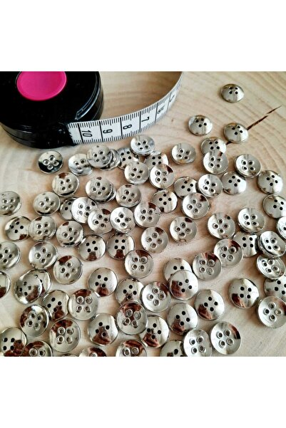 canan dizayn Metalizovani gumb 13 mm (30 komada)