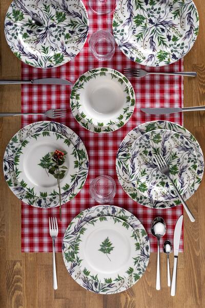 Tulu Porselen 24 Parça Yemek Set Dijital Db 0999