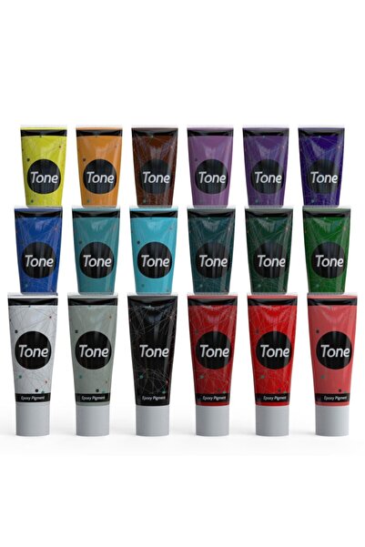 Resinin Tone Opaque 18'li Opak Epoksi Pigment Renklendirici Seti 18x30 ml