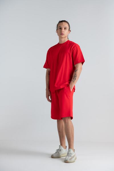 Eoselio Limited Edition Lightweight Unisex Şort Lte-04 Red