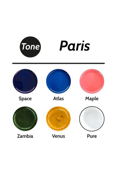 Resinin Tone Paris Epoksi Pigment Seti 6x25 ml