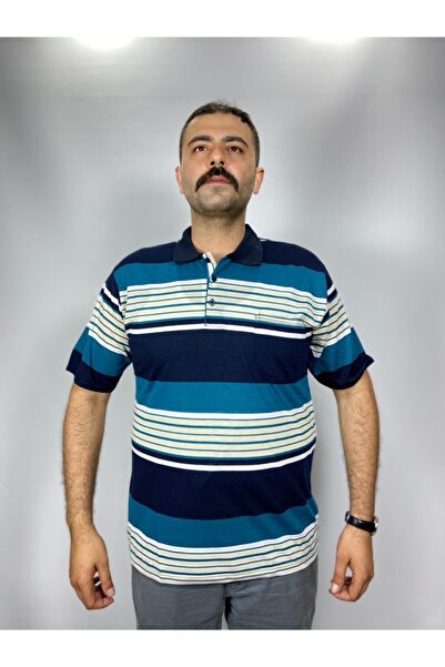 Nacar En Baba Erkek Çizgili Cepli Tshırt