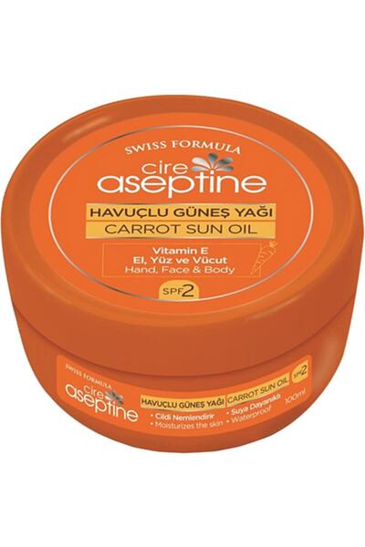 CIRE ASEPTINE Carrot Sun Oil Spf 2 200 ml