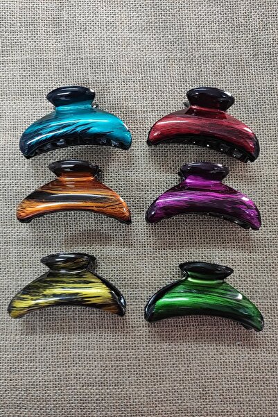 platin hediyelik 6 τεμάχια ριγέ χρώματος μεγάλου μεγέθους με μεγάλο κούμπωμα ...