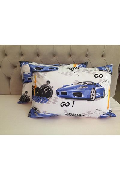 Çeyiz Bahçesi Go Car Σετ 2 Μαξιλαροθήκες 50&70