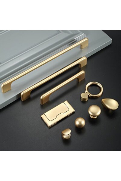 Sor Kimya Luxuryxarch Classy Mat Gold - Altın - Sarı Kulp 128 Mm