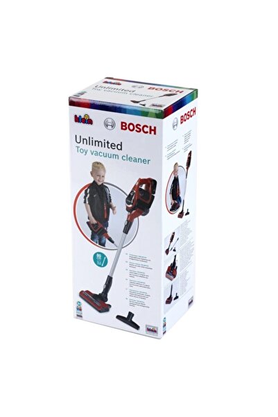 Bosch Red Vertical Vacuum Cleaner with Toy Sound and Light