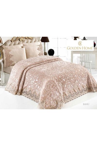 GOLDEN HOME Комплект одеяла с двойно покривало Home Banu с френски връзки