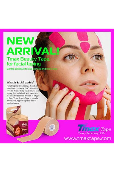 TMAX Tape Beauty For Face Area Cotton Kinesio Tape Facial Yoga Pain Sportsman Kinesio Tape