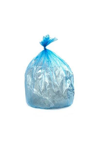 İNTERKAN Mavi Rulo Çöp Poşeti 65cm X 80cm Büyük Boy (10 Adet/pk)