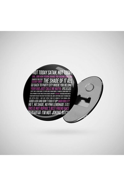 Fizello Ανοιχτήρι Rupaul's Drag Race Quotes (λευκό κείμενο)