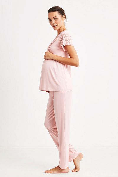 Catherine's Soft Textured Maternity Pajama Set