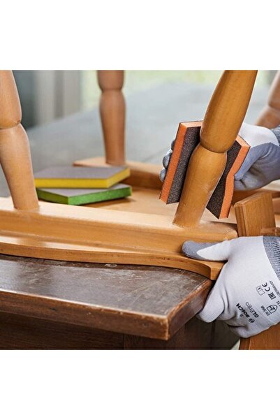 Bosch S473 Kontür Sünger Zımpara Orta Kalınlık Sarı